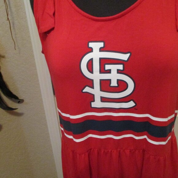 St. Louis Cardinals Maxi Sleeveless Dress Size large - Picture 2 of 8